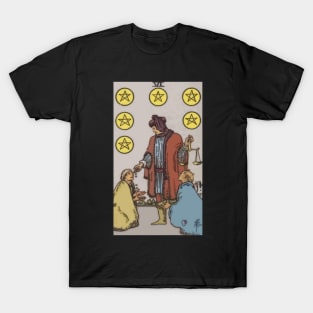 Tarot Card = Six of Pentacles T-Shirt